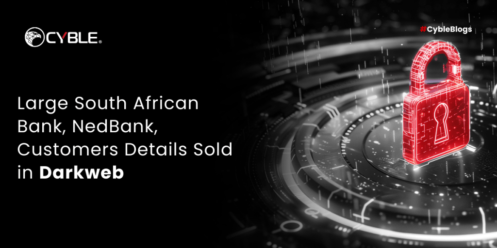 Large South African Bank, NedBank, Customers Details Sold in Darkweb