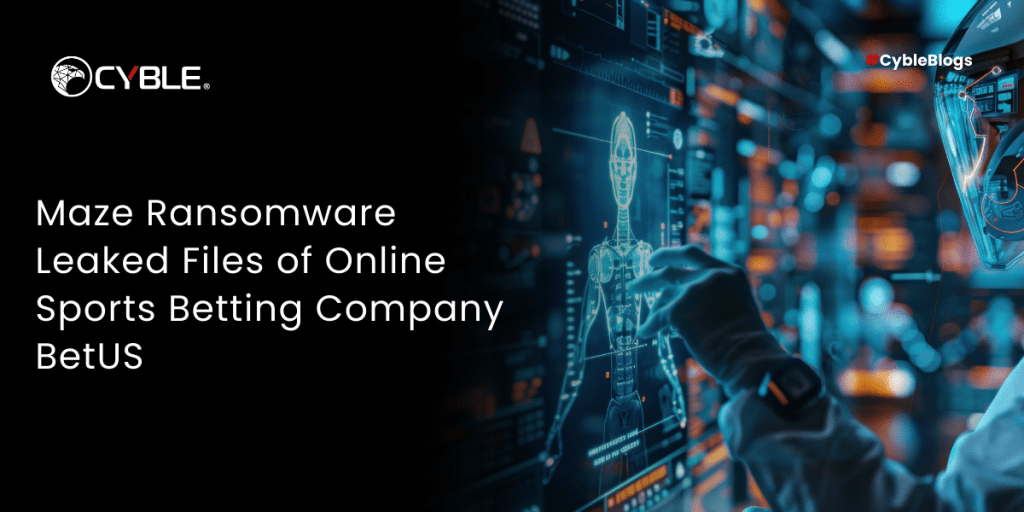Maze Ransomware Leaked Files of Online Sports Betting Company BetUS