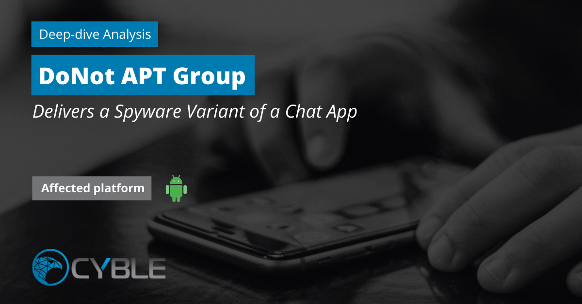 Cyble_OSINT_Android_Spyware_Chat_DoNot_APK