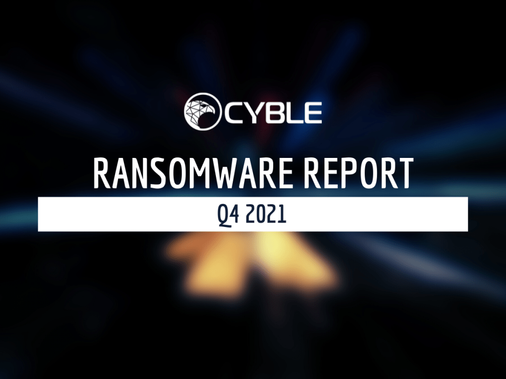 Cyble_Q4 2021 Ransomware Report Blog Post