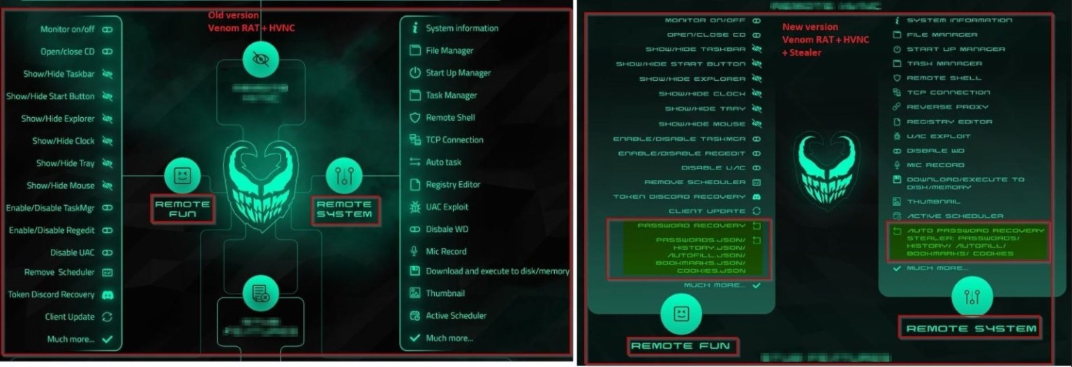 Venom RAT Expands With New Stealer Module