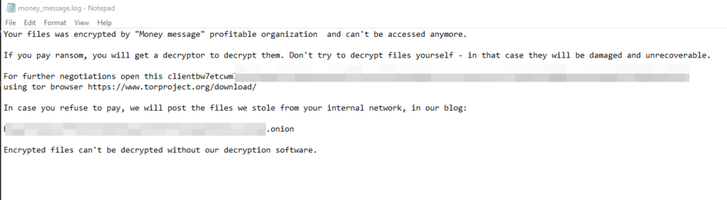 Demystifying Money Message Ransomware 12 image