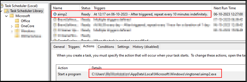 Task Scheduler entry