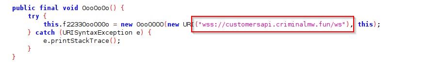 The Fate of the CriminalMW Group: Endgame or a New Rebranding Journey? 24 Figure 24 – WebSocket connection
