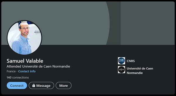 Threat Actor Profile: Magic Hound 11 Fake social media profile of a French researcher