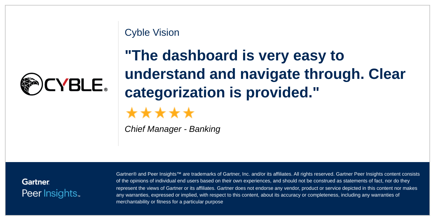 Cyble Vision Customer Reviews