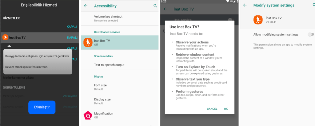 Figure 5 – Prompting the victim to grant Accessibility Service access