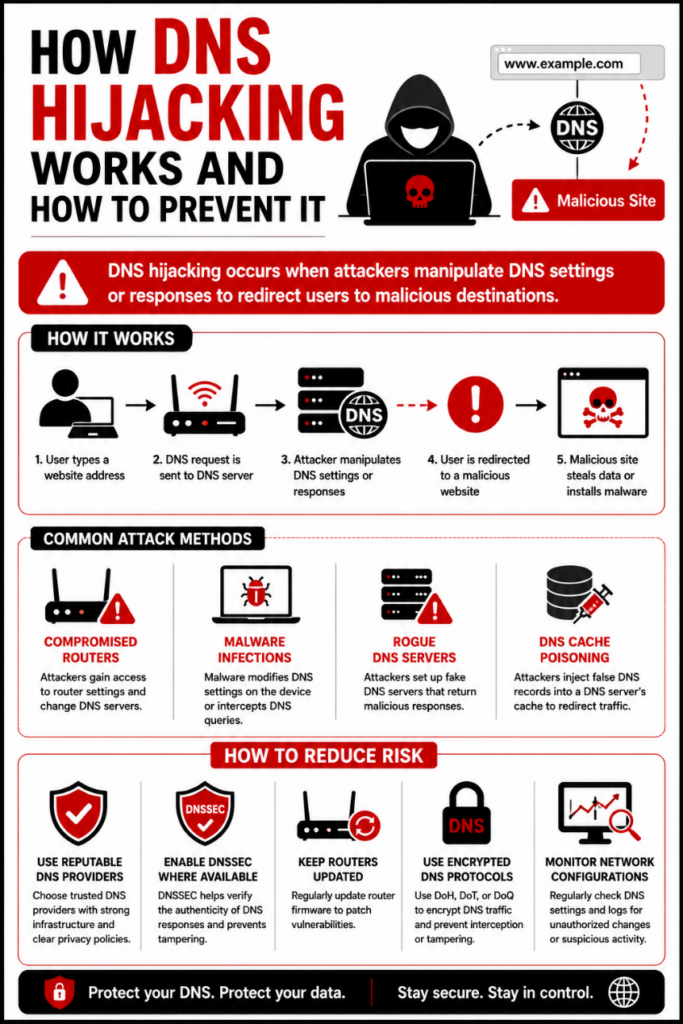 Best DNS Servers for Security, Privacy & Speed 2026 3 How DNS Hijacking Works and How to Prevent It
