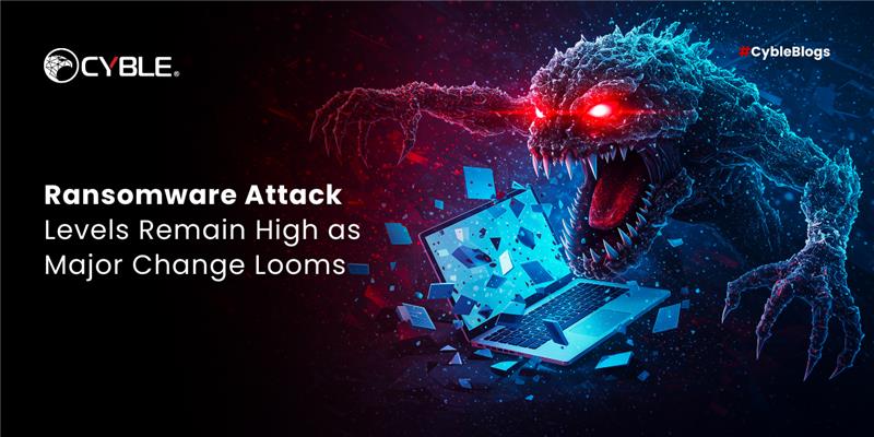 Cyble Ransomware Attack Levels Remain High as Major Change Looms