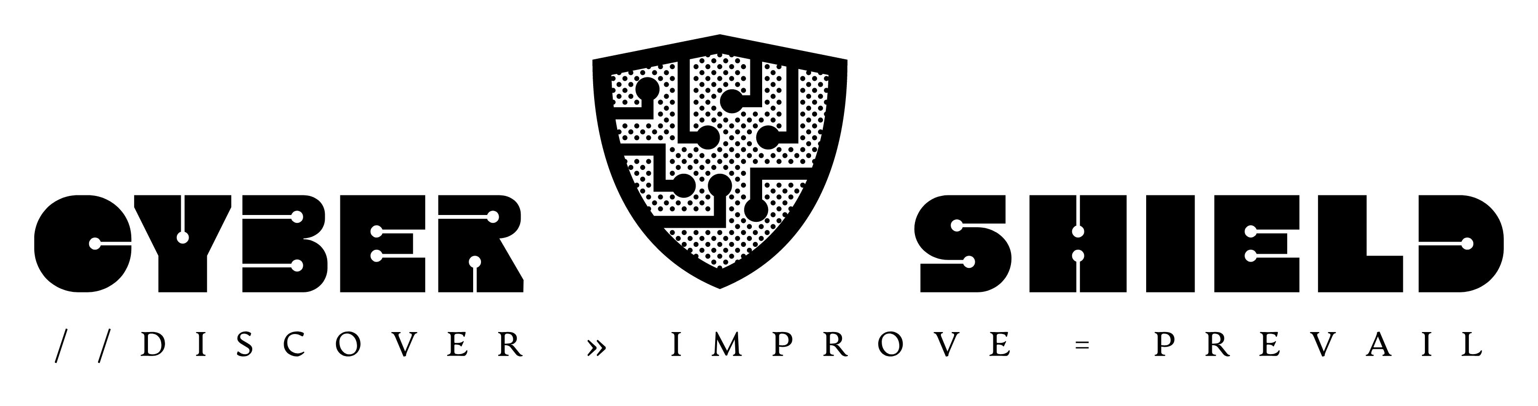 Black logo - cybershield