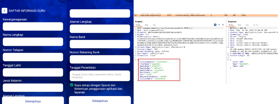Malware collecting banking information