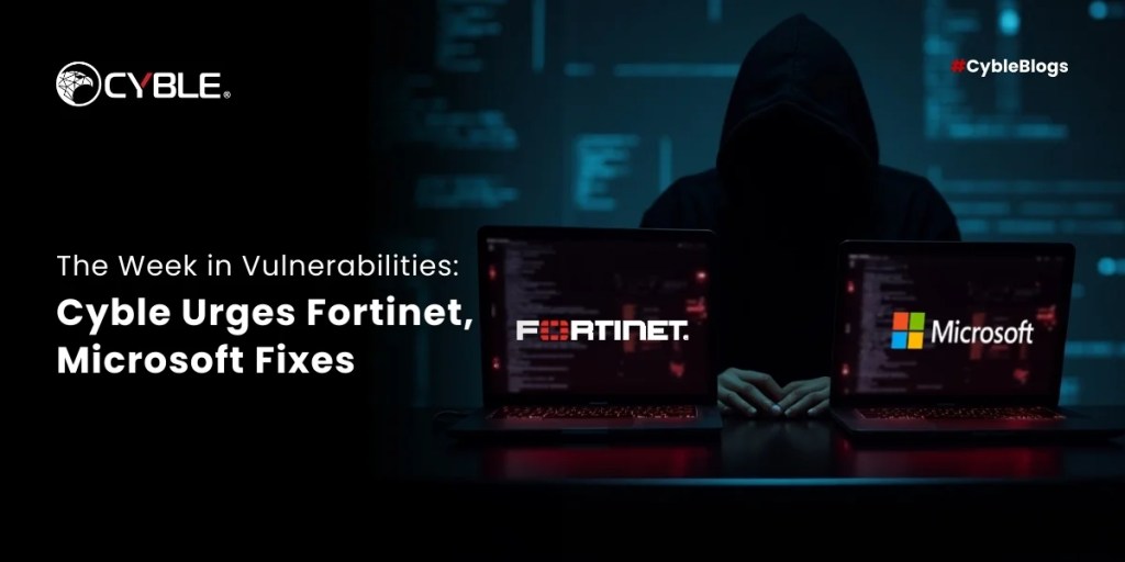 The Week in Vulnerabilities: Cyble Urges Fortinet, Microsoft Fixes 1 IT and ICS Vulnerabilities Report