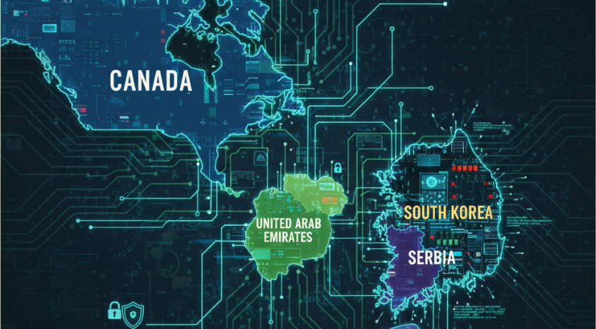 Regions/nation targeted by TeamPCP