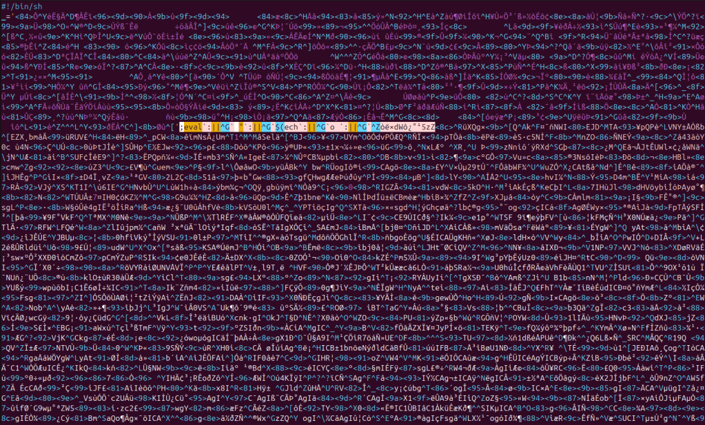 Figure 1 – Bincrypt Obfuscated Loader