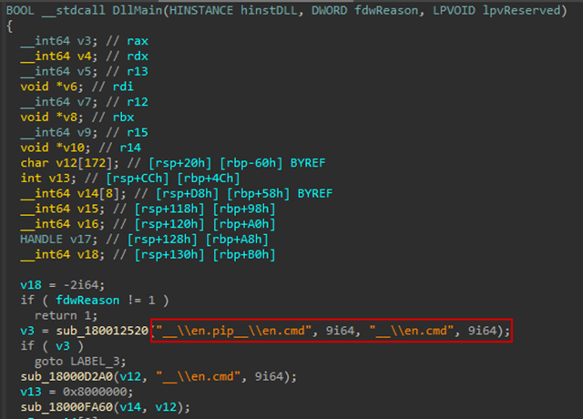 Figure 8 – DLL Main of Appvlsvsubsustems.dll