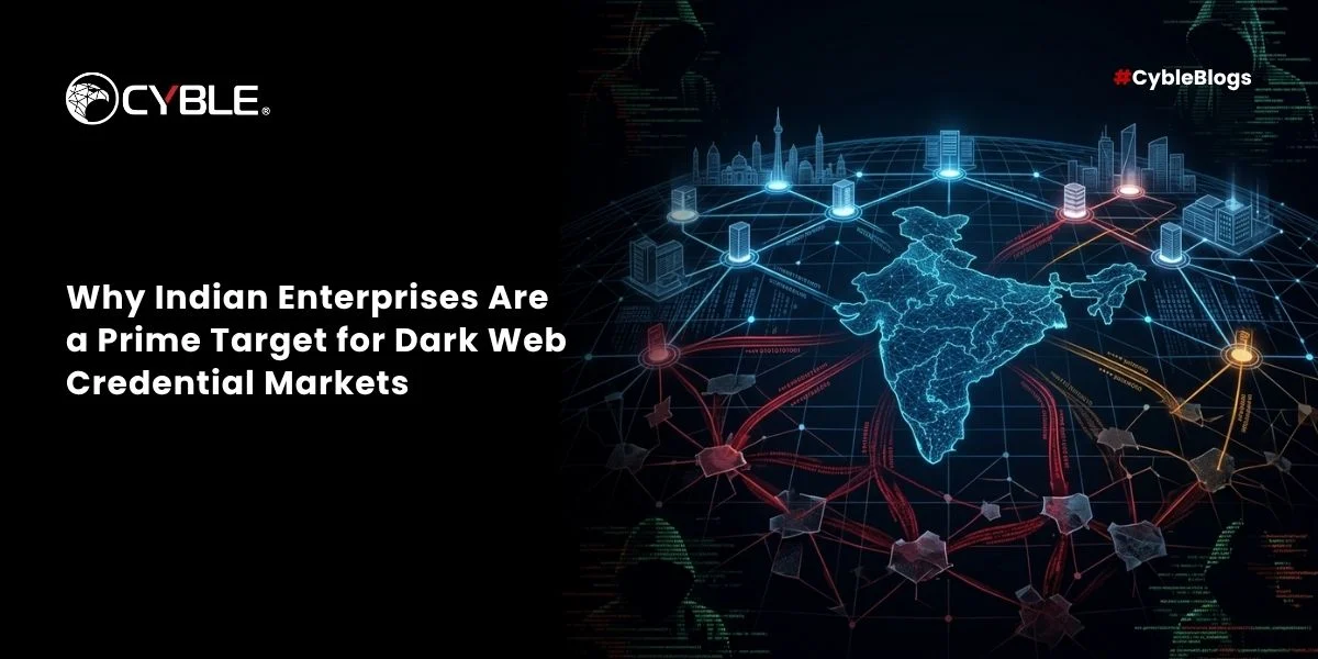 Dark web credential markets India