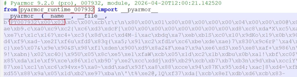 Figure 11 - Contents of module.pyw