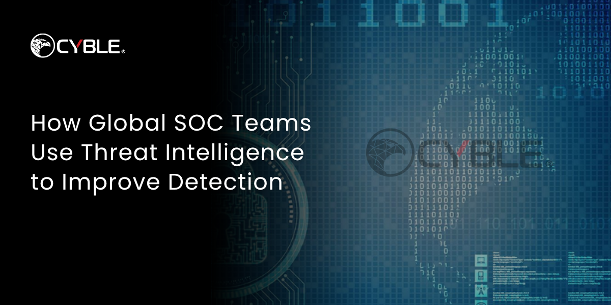 Global SOC Teams Use Threat Intelligence