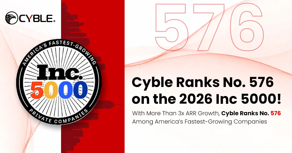 Cyble Ranks No 576 Inc 5000