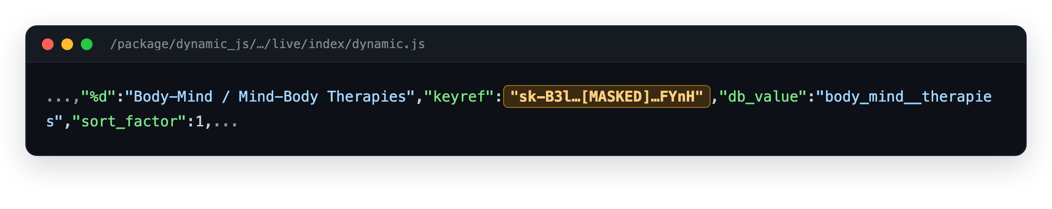 Figure 1 – Live OpenAI keys embedded as plain values in an AI-writing site’s JavaScript (key masked by CRIL).
AI-Built Website